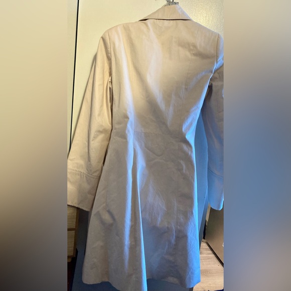 Women’s Cream Button Coat Parka Jacket - Picture 5 of 5